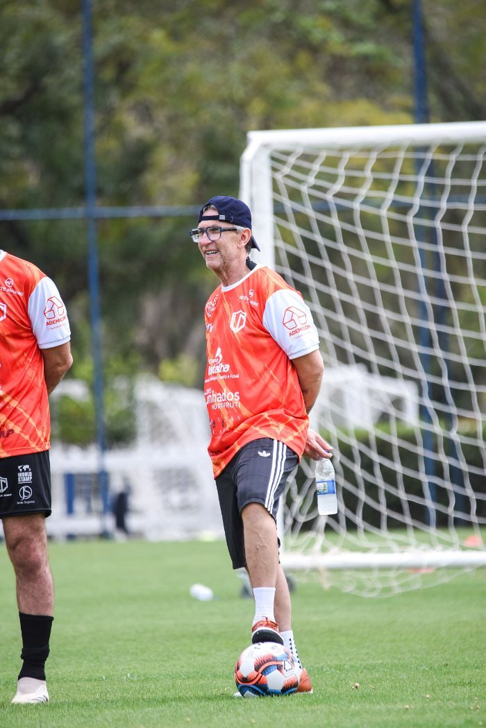 Neto, ex-jogador presente no Lendas Camp
